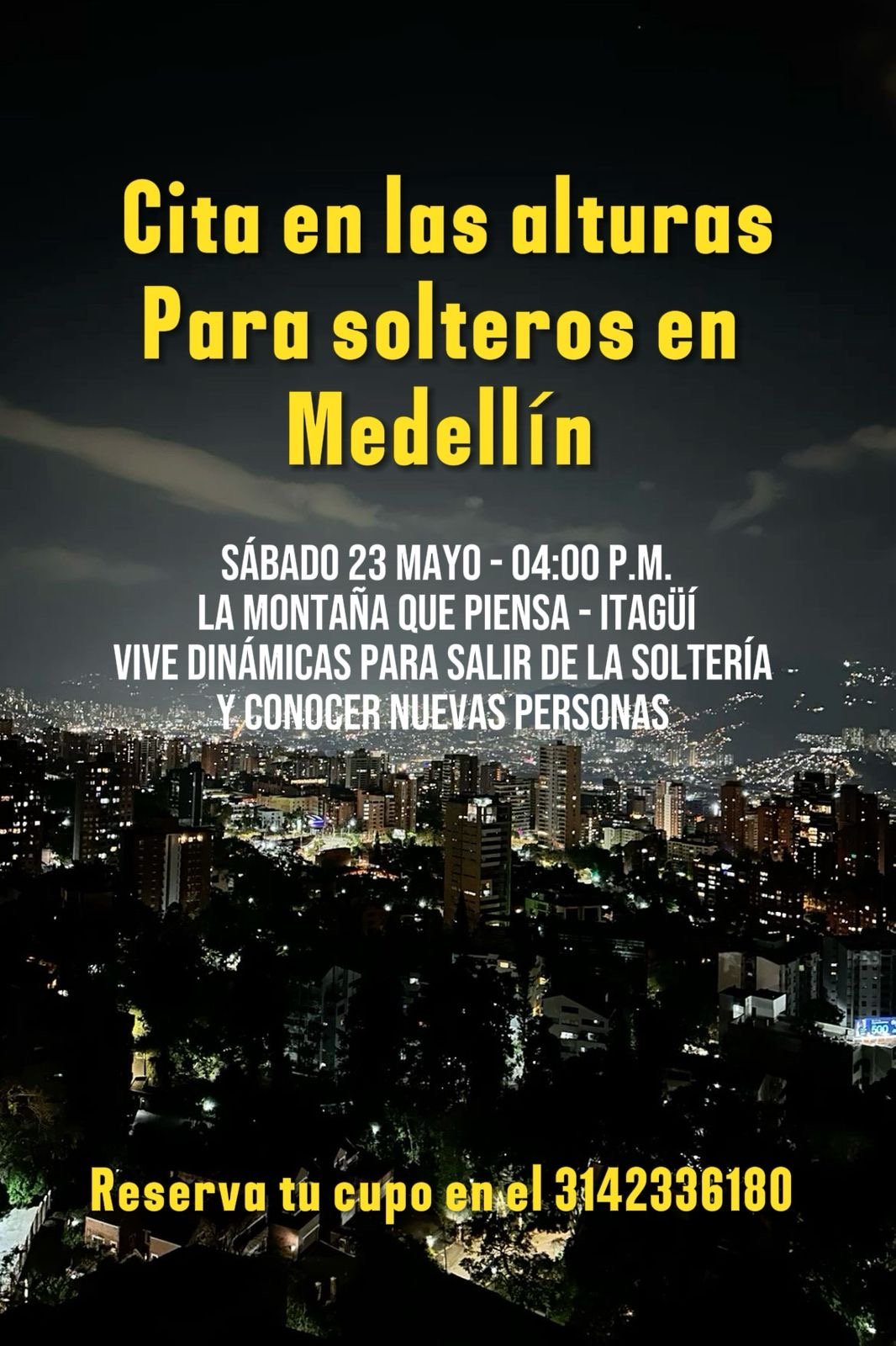 Cita en las alturas - Medellin